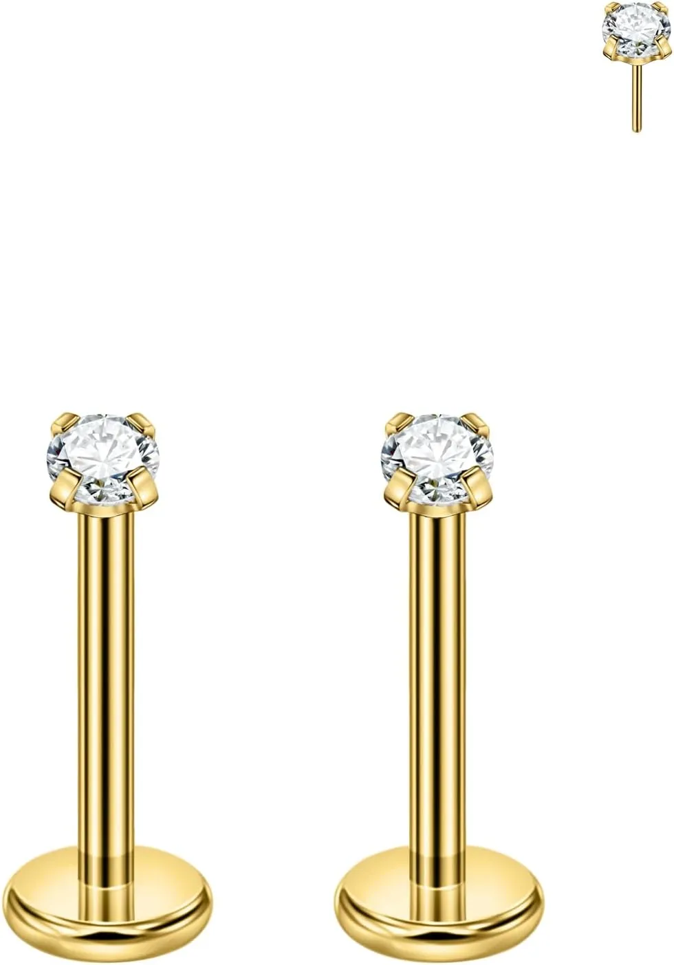 FANSING G23 Titanium Threadless Nose Studs