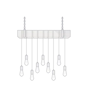 Faux Beam Wrap - 9 Pendants: Design Your Own