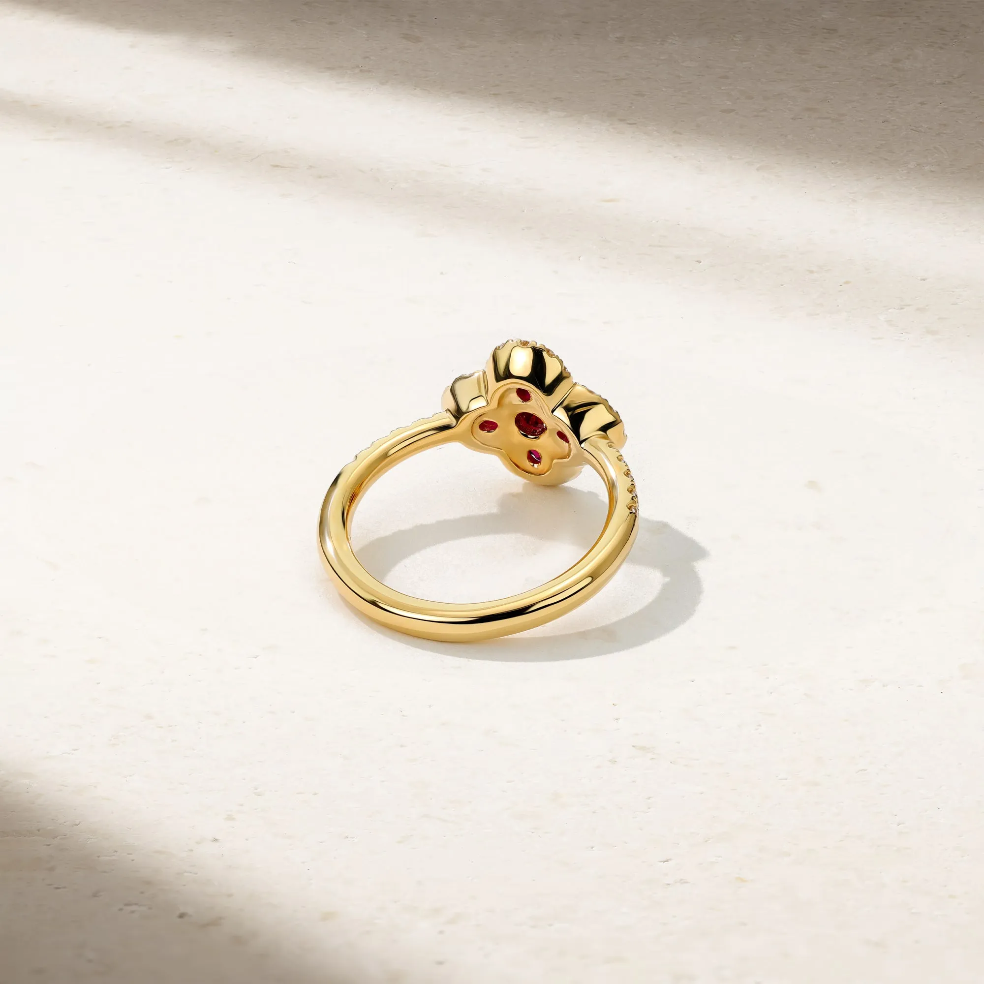 Felicity Ruby and Diamond Ring
