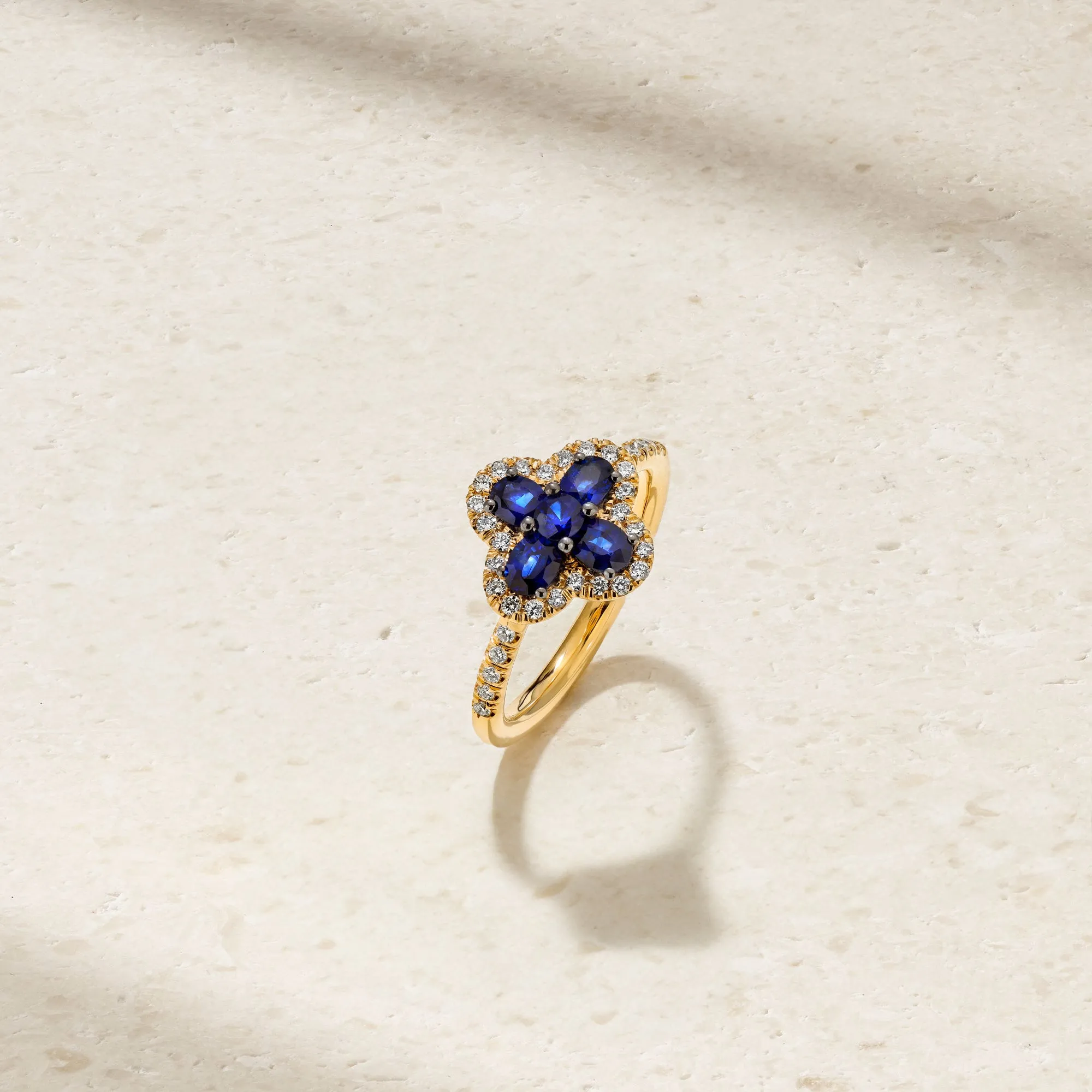 Felicity Sapphire and Diamond Ring