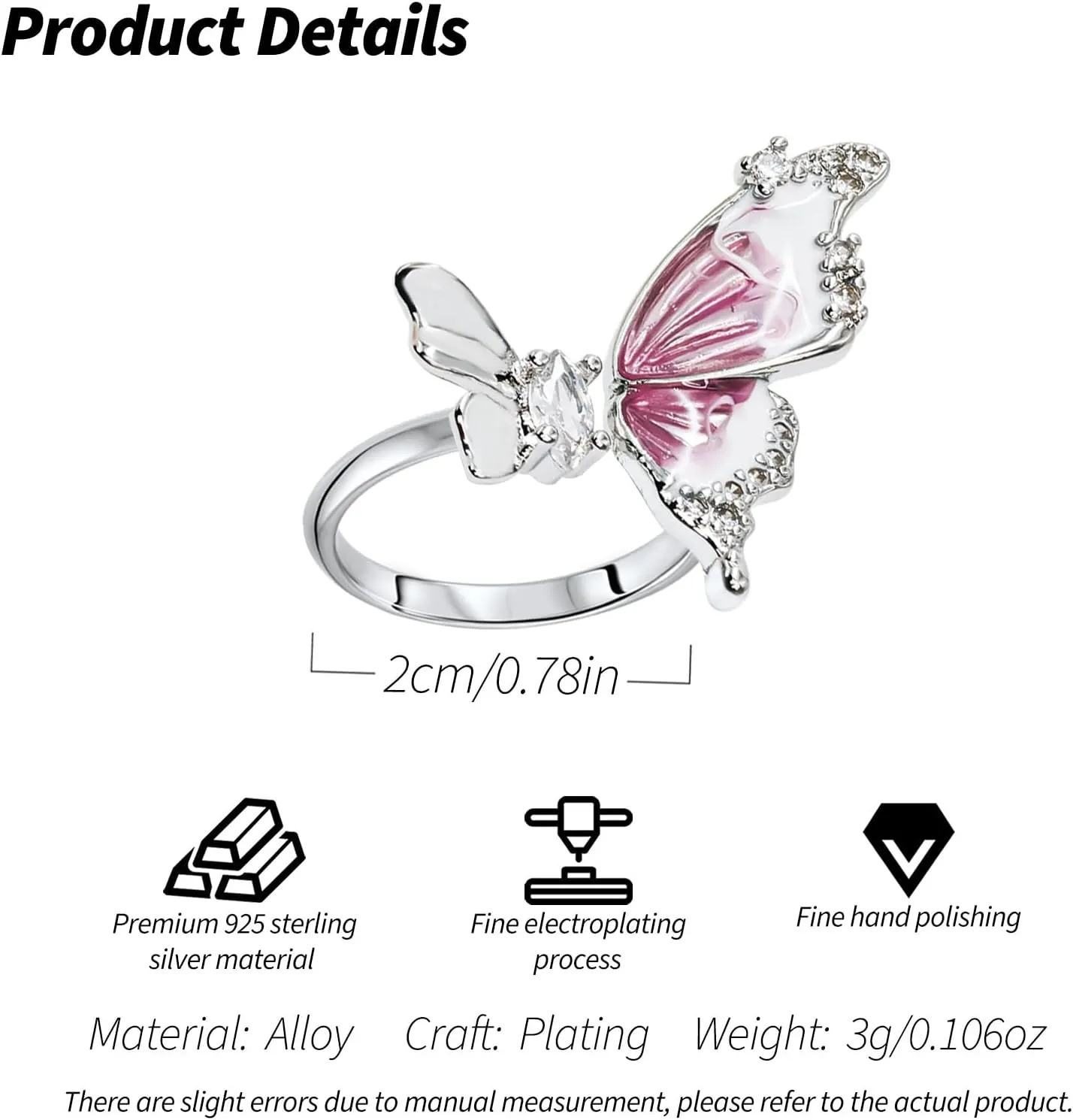 Flowers and Pearl Statement Open Adjustable Rings Dainty Stackable Finger Ornament Silver Jewelry Birthday Wedding Mother's Day Gifts for Women