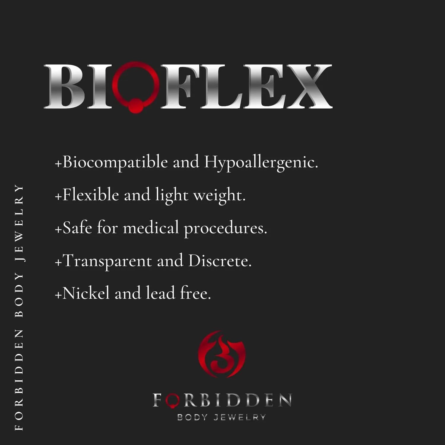 Forbidden Body Jewelry 20G Clear Nose Studs - 2mm Invisible Clear Piercing Retainers Jewelry Set, I Shaped, Flat Nose Rings Women & Men - Bioflex Small Nose Studs for Work (1, 2 or 5 Pcs)