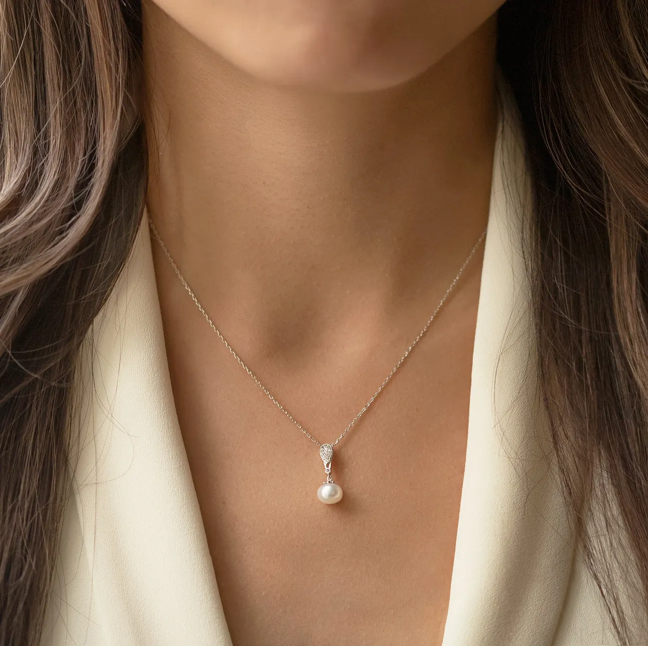 Freshwater Pearl Pendant Necklace