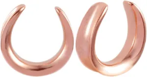 Gauges for Ears Tunnels, Saddle U Shape Stainless Steel Gauges Stretching Kit Plugs Earrings Body Piercing Jewelry