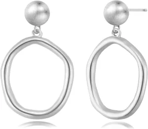 Gold Earrings for Women 14k Gold Plated Threaded Pearl Drop Earrings Hypoallergenic Dainty Baroque Pearl Geometric Rectangle Waterdrop Dangle Statement Earrings for Women Trendy