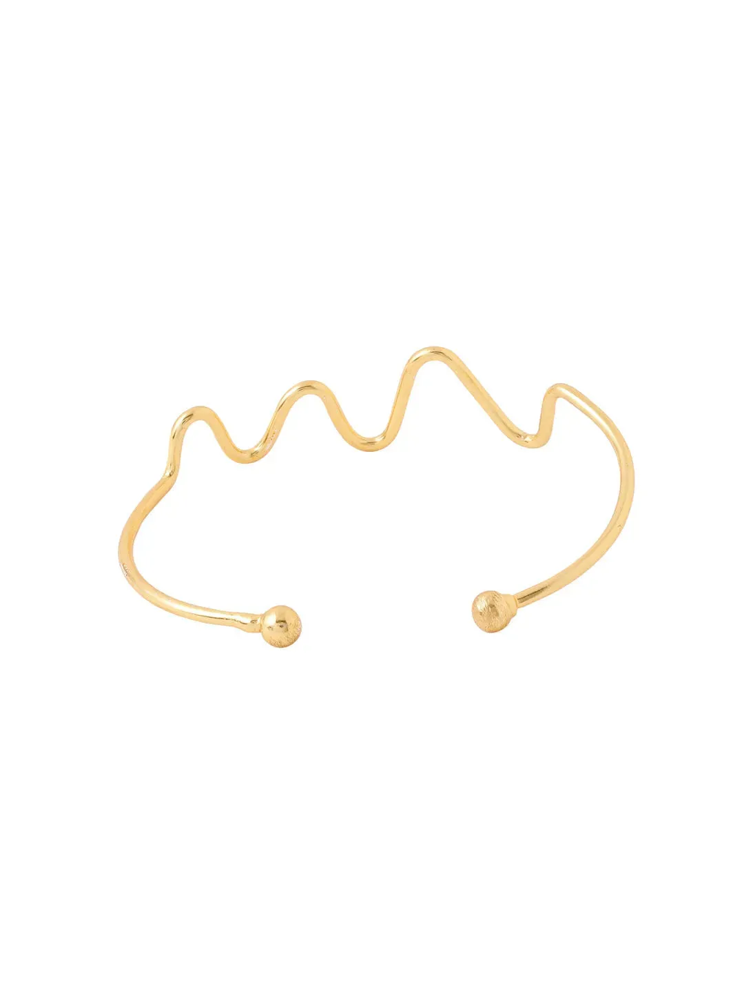 gold plated adjusted kada bracelet
