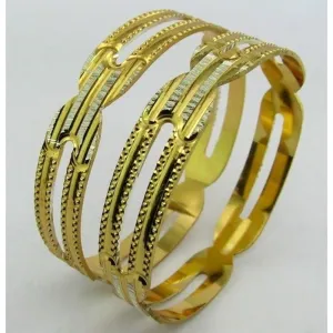 Gold Plated Bridal Bangles