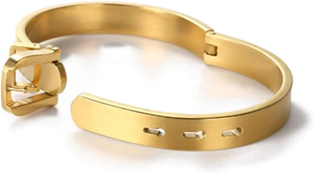 Gold Silver Plated Bracelets for Men Women Roman Numeral Bangle Bracelet Stainless Steel Personalized Engraved Unisex Gift
