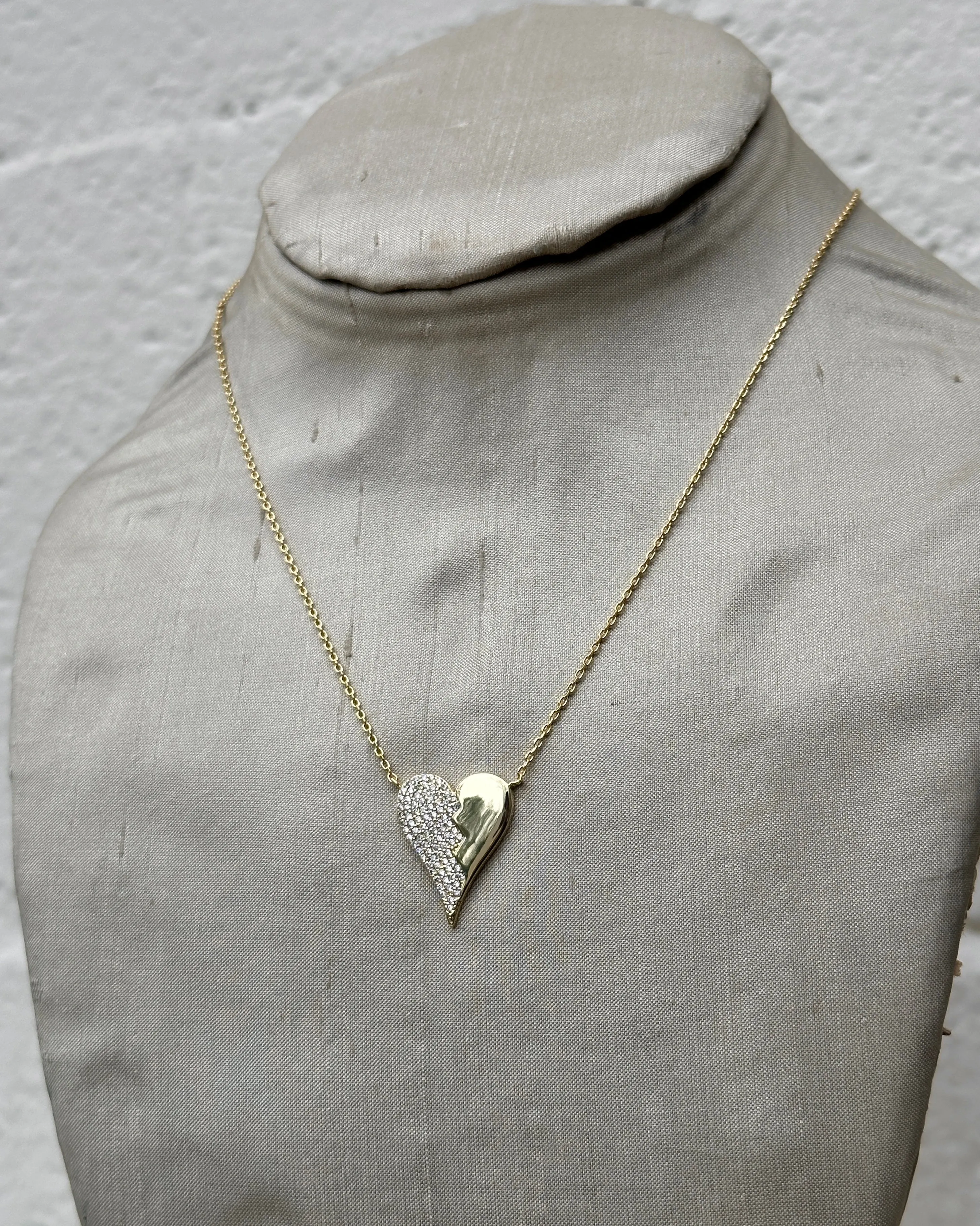 Half & Half Stolen Heart Pendant