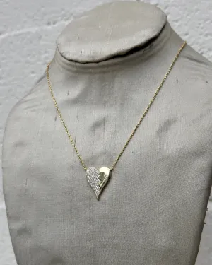 Half & Half Stolen Heart Pendant