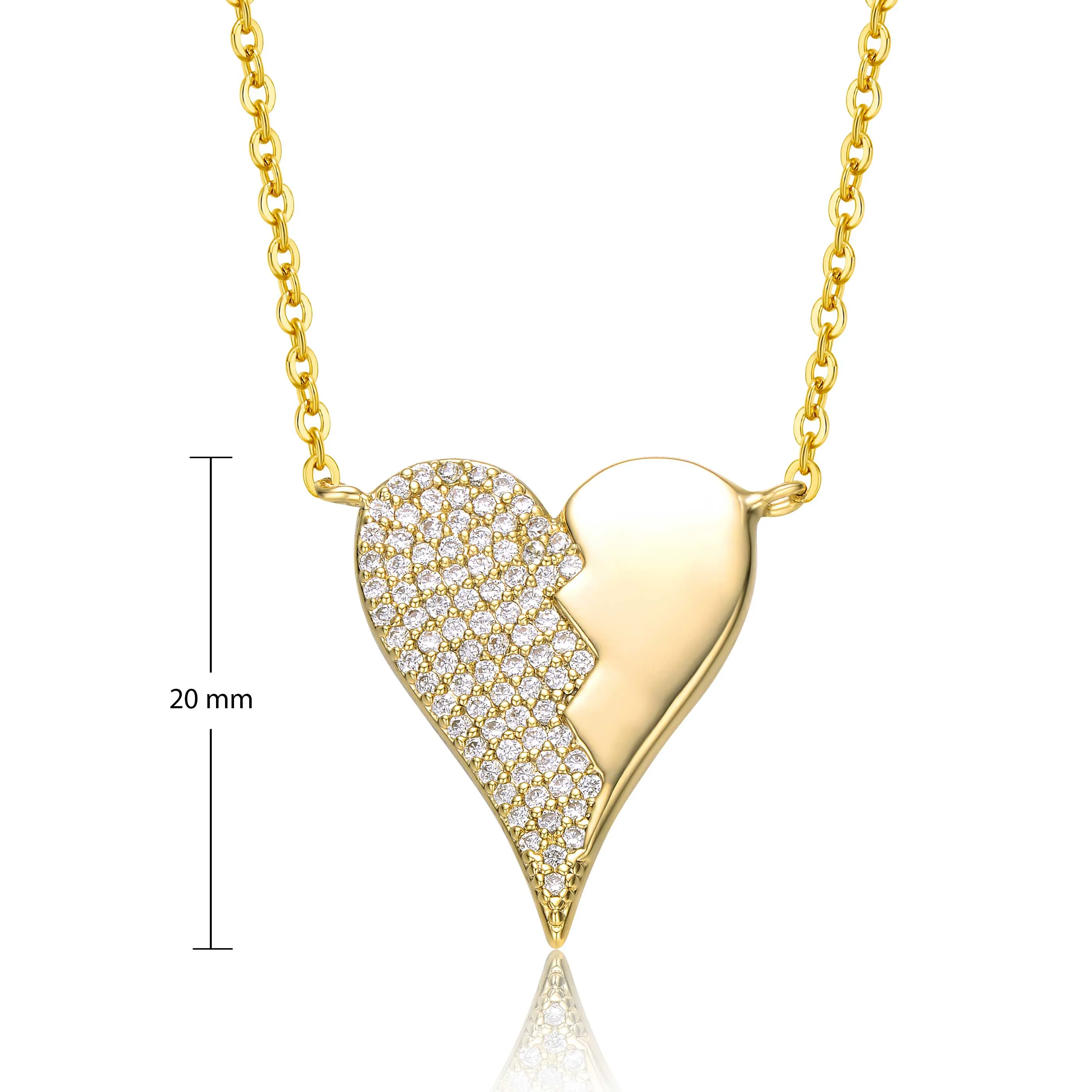 Half & Half Stolen Heart Pendant