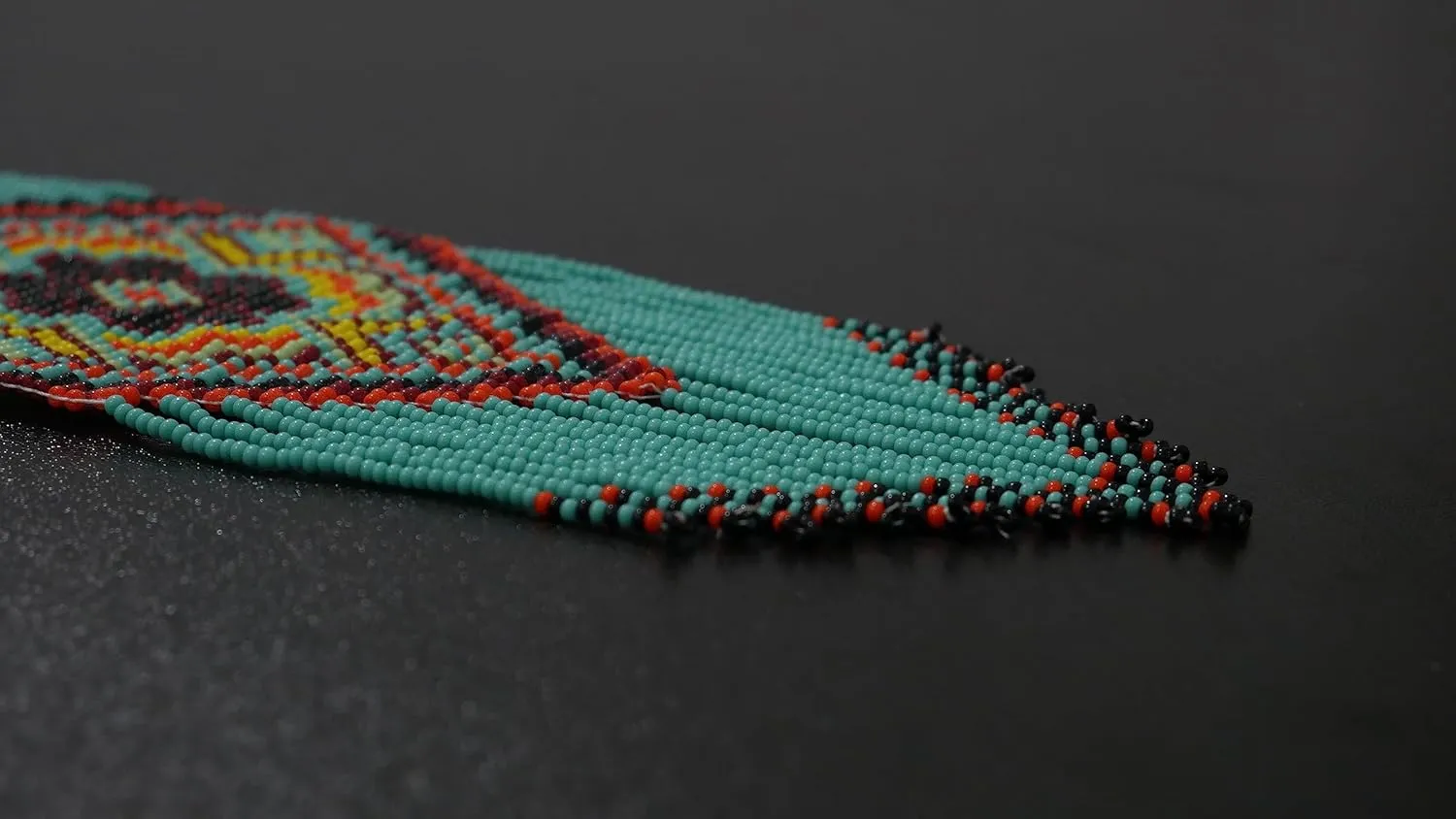Handmade beaded Native native american style glass seed bead Necklace Collar de cuentas nativas al estilo mexicano de los artesanos regalos para mujeres