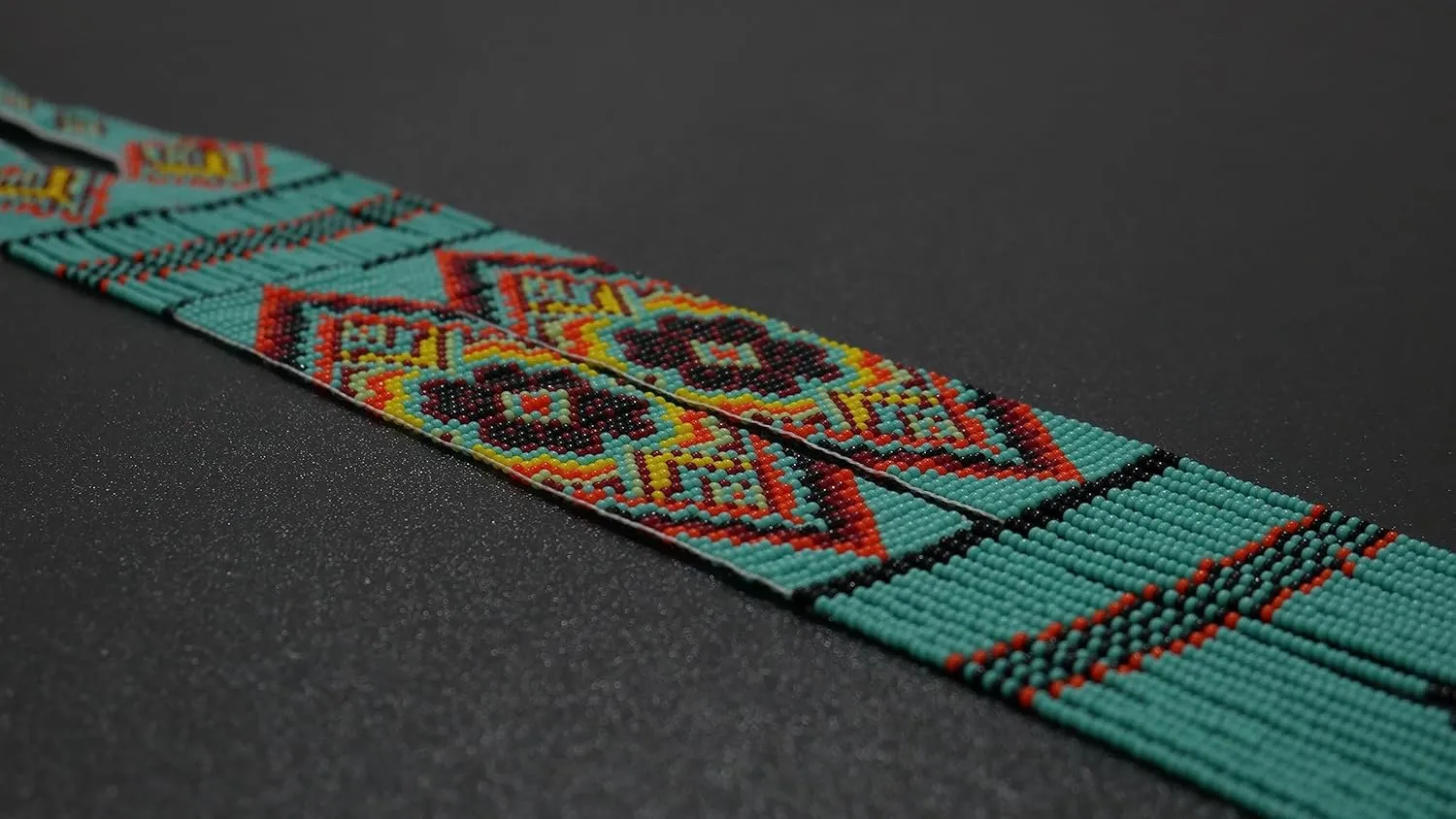 Handmade beaded Native native american style glass seed bead Necklace Collar de cuentas nativas al estilo mexicano de los artesanos regalos para mujeres