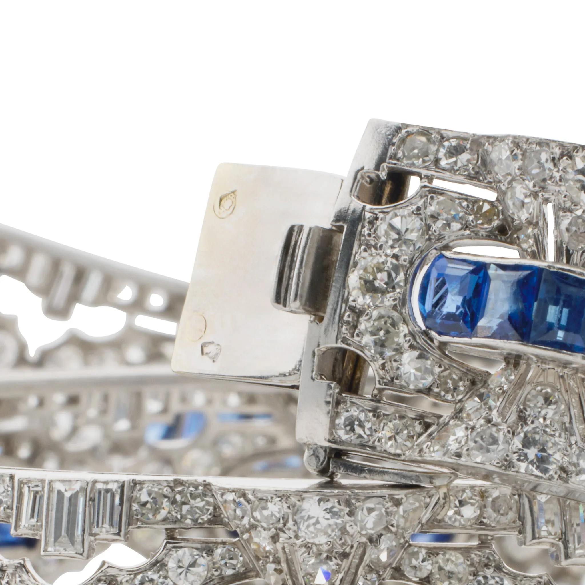 Henri Bloch Pair of Art Deco Bracelets