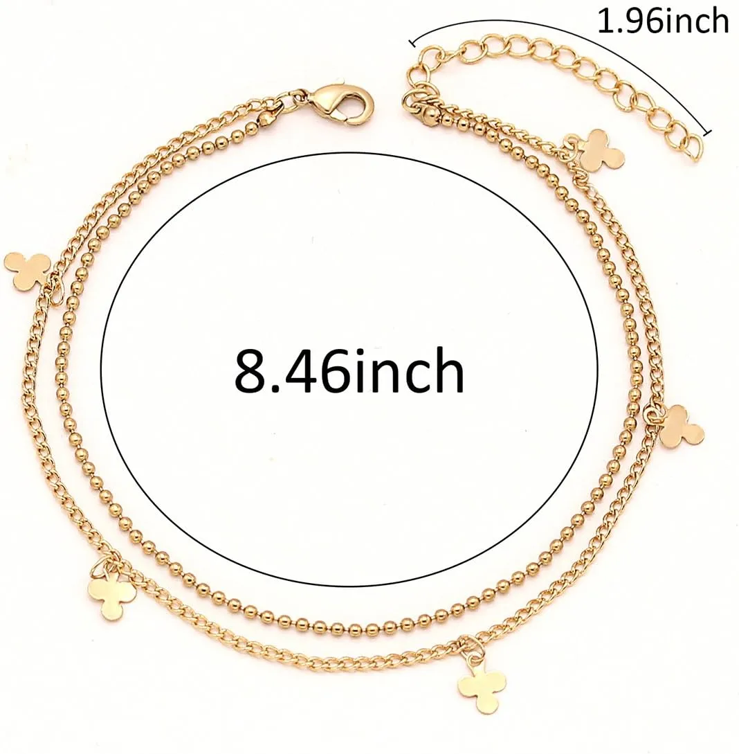 Infinity Anklet Foot Chain Beach Jewelry Bohemian Anklet Layer Anklet Woman Jewelry