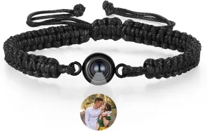 Jewelstruck Custom Picture Bracelet - Personalized Photo Projection Memorial Gifts for Women, Men & Friends