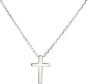 Kakikaki Tiny Cross Choker 925 Sterling Silver Dainty Faith Cross Charm Short Necklace Minimal Jewelry