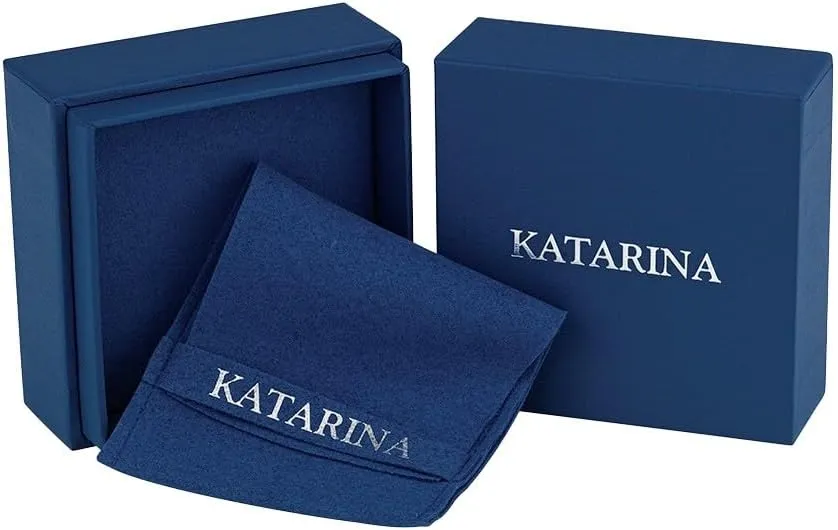 KATARINA Two Row Infinity Black and White Diamond Ring in Sterling Silver (1/20 cttw, I-J, S-I)