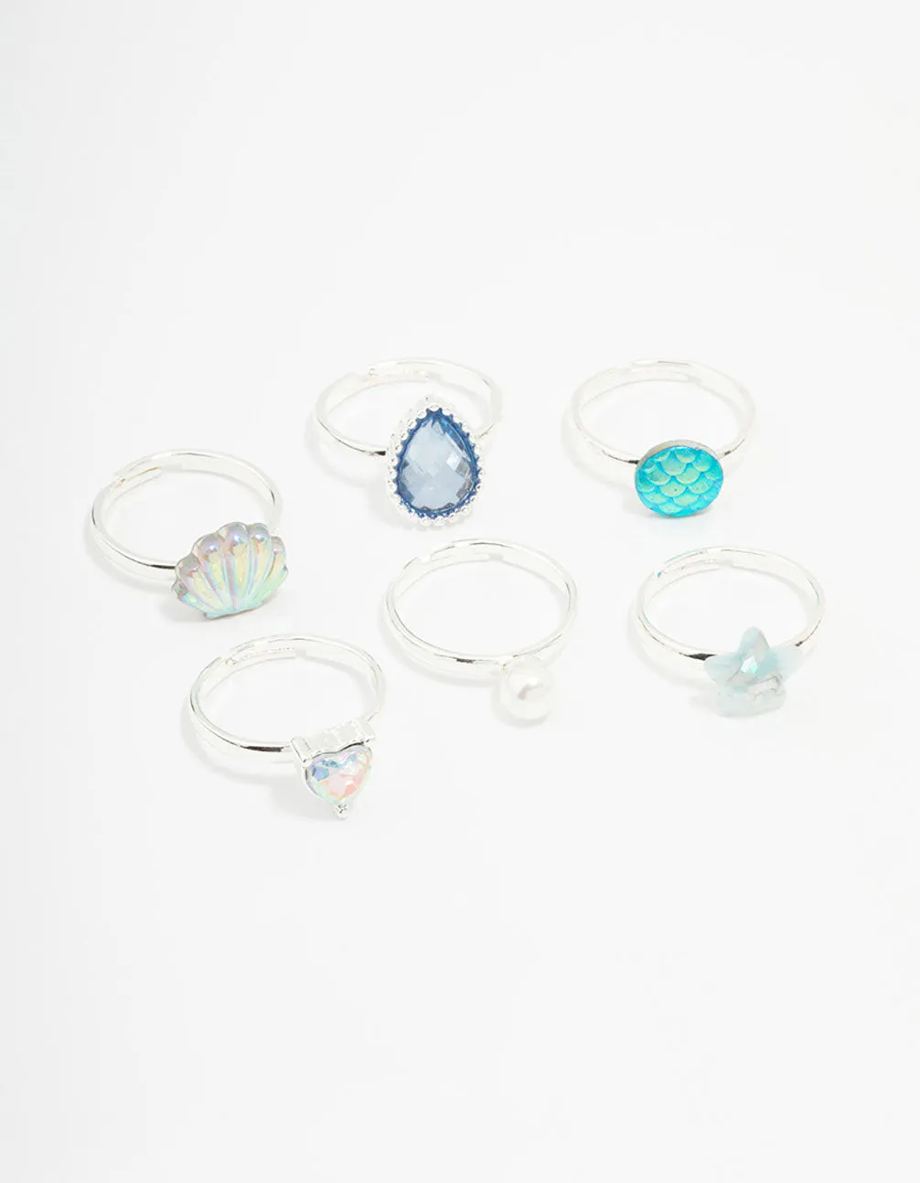 Kids Mermaid Ring Pack