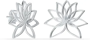 LeCalla 925 Sterling Silver Stud Earrings | Flower Love-Knot Earrings Lightweight Italian Design Stud Earring for Women