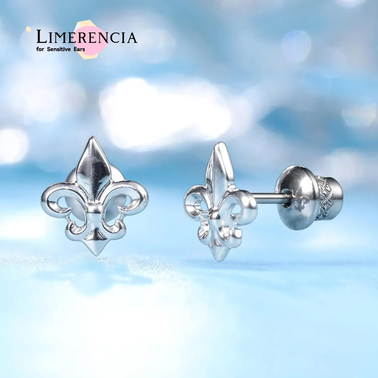 Limerencia Titanium Hypoallergenic G23 Implant Grade Screw Back Earrings Tragus 20G Helix F136 Piercing Post for Sensitive Ears Cartilage