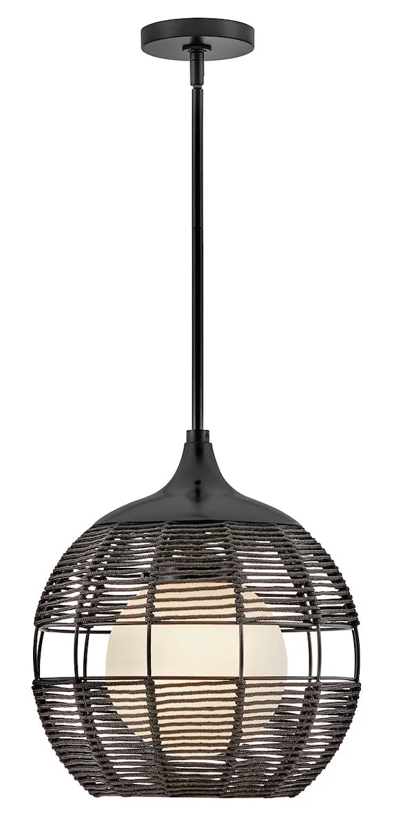 Maddox Orb Pendant - Black