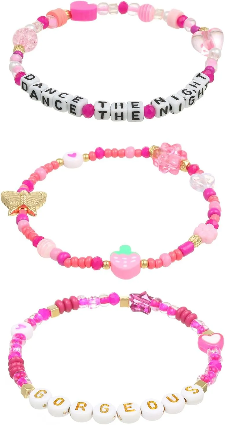 Madison Tyler Friendship Bracelets for Girls | Cute Bracelets for Women | Bracelet Set | Stretch Bracelets for Women | Preppy Set Bracelets