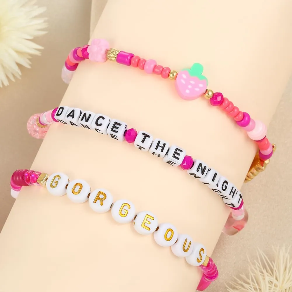 Madison Tyler Friendship Bracelets for Girls | Cute Bracelets for Women | Bracelet Set | Stretch Bracelets for Women | Preppy Set Bracelets