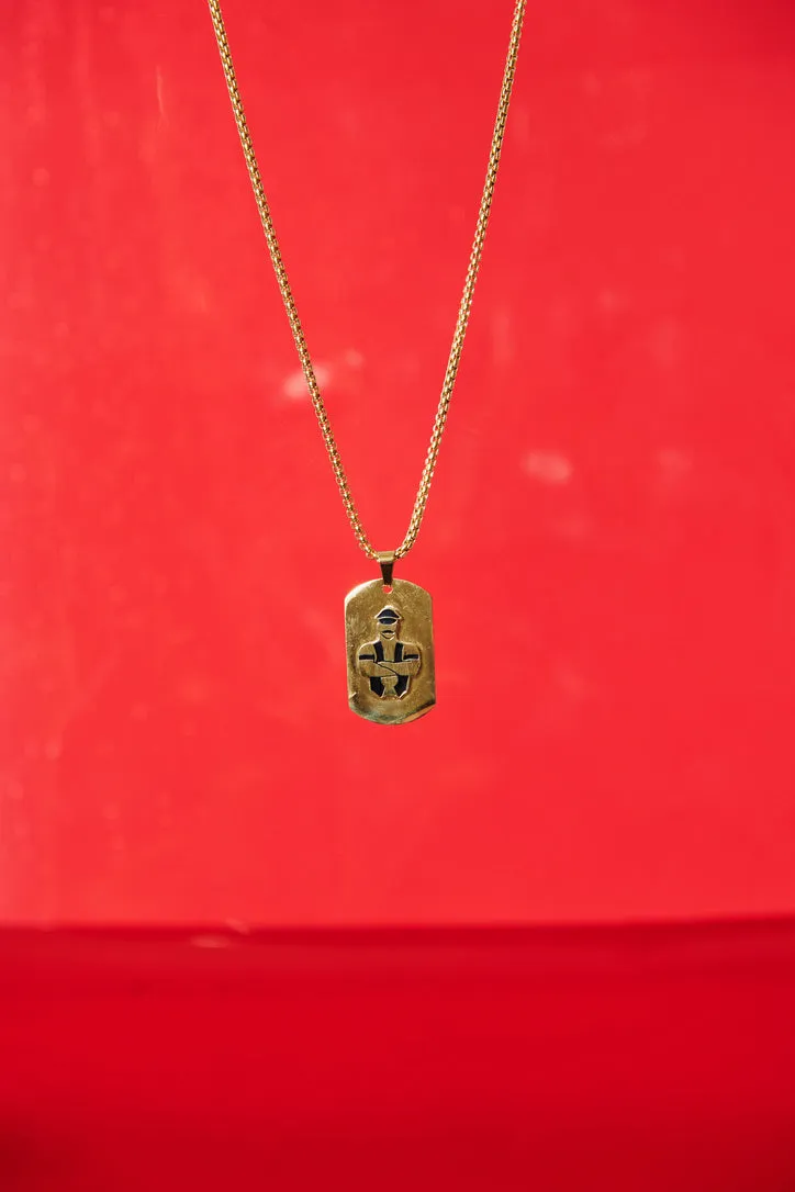 Master of the House Dog Tag Master - Shiny Gold