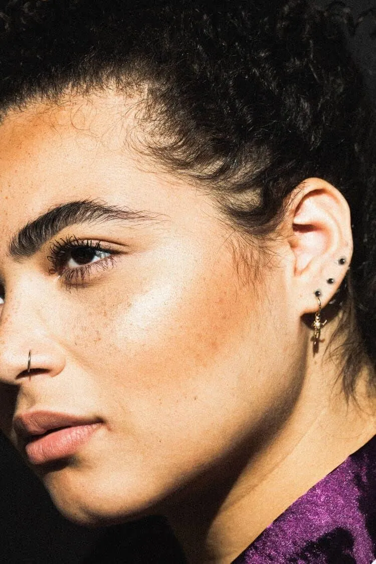 Memsion 316L Surgical Steel Earrings Hypoallergenic Black Ball Stud Earrings Set for Women Men Girls Nickel Free Cartilage Ear Rings