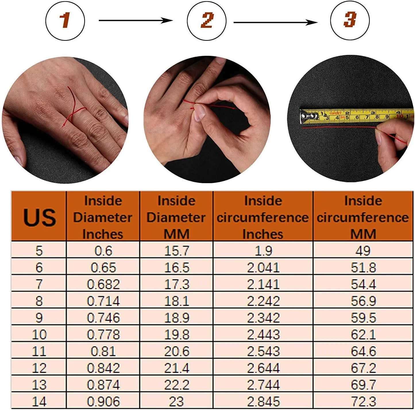 Mens Stainless Steel Signet Rings Silver/Black/Gold Square Pinky Ring for Men Women Cool Ring for Him Her Dad Mom