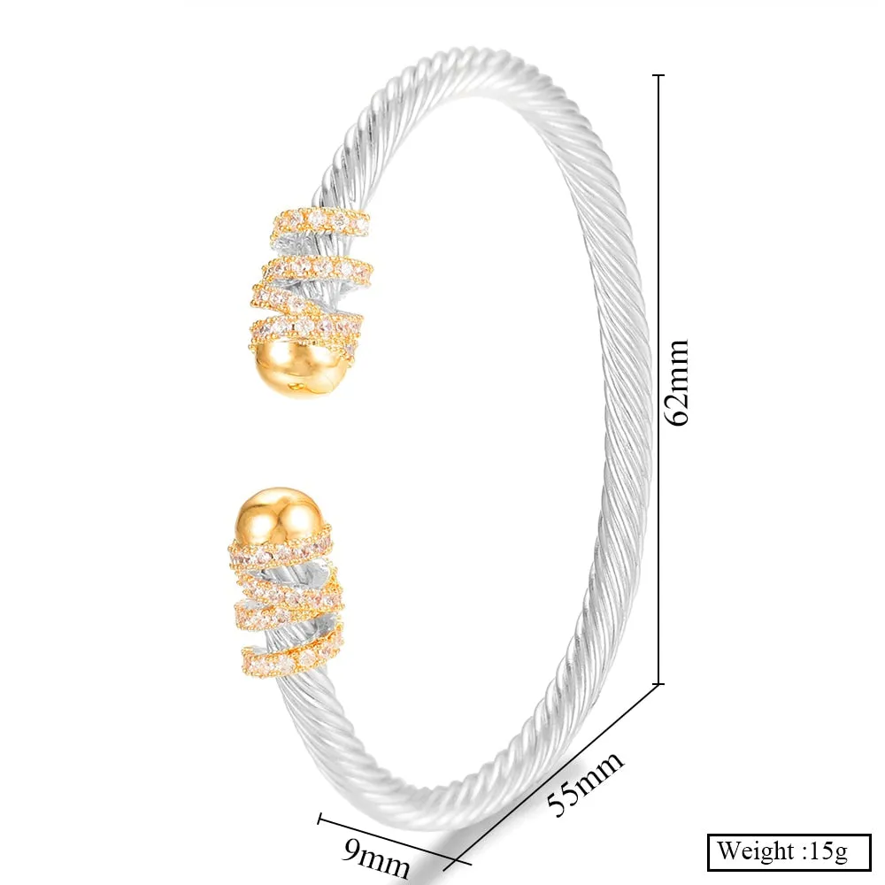 Metric Bangle Bracelet