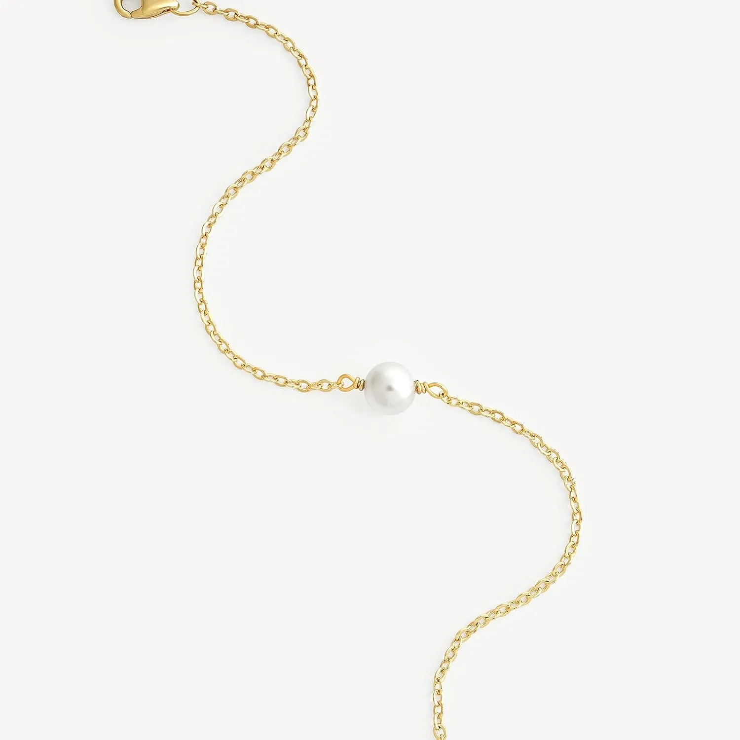 MEVECCO Bracelet for Women 14K Gold Plated Dainty Chain Simple Jewelry Cute Handmade Minimalist for Her