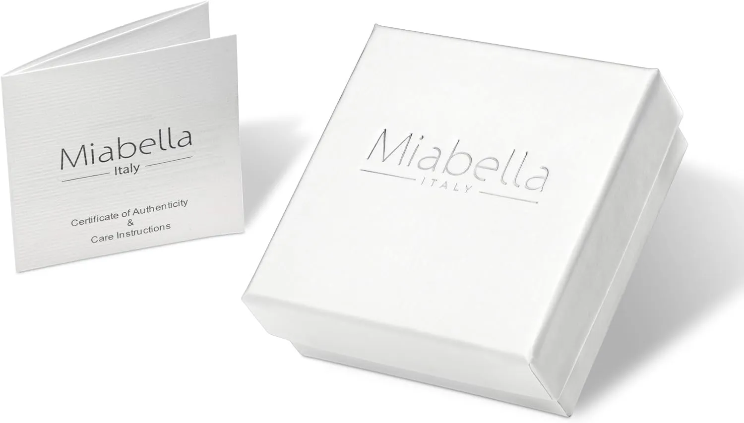 Miabella Italian 925 Sterling Silver or 18K Gold Plated Silver Twisted Sparkle Chain Necklace for Women Made in Italy