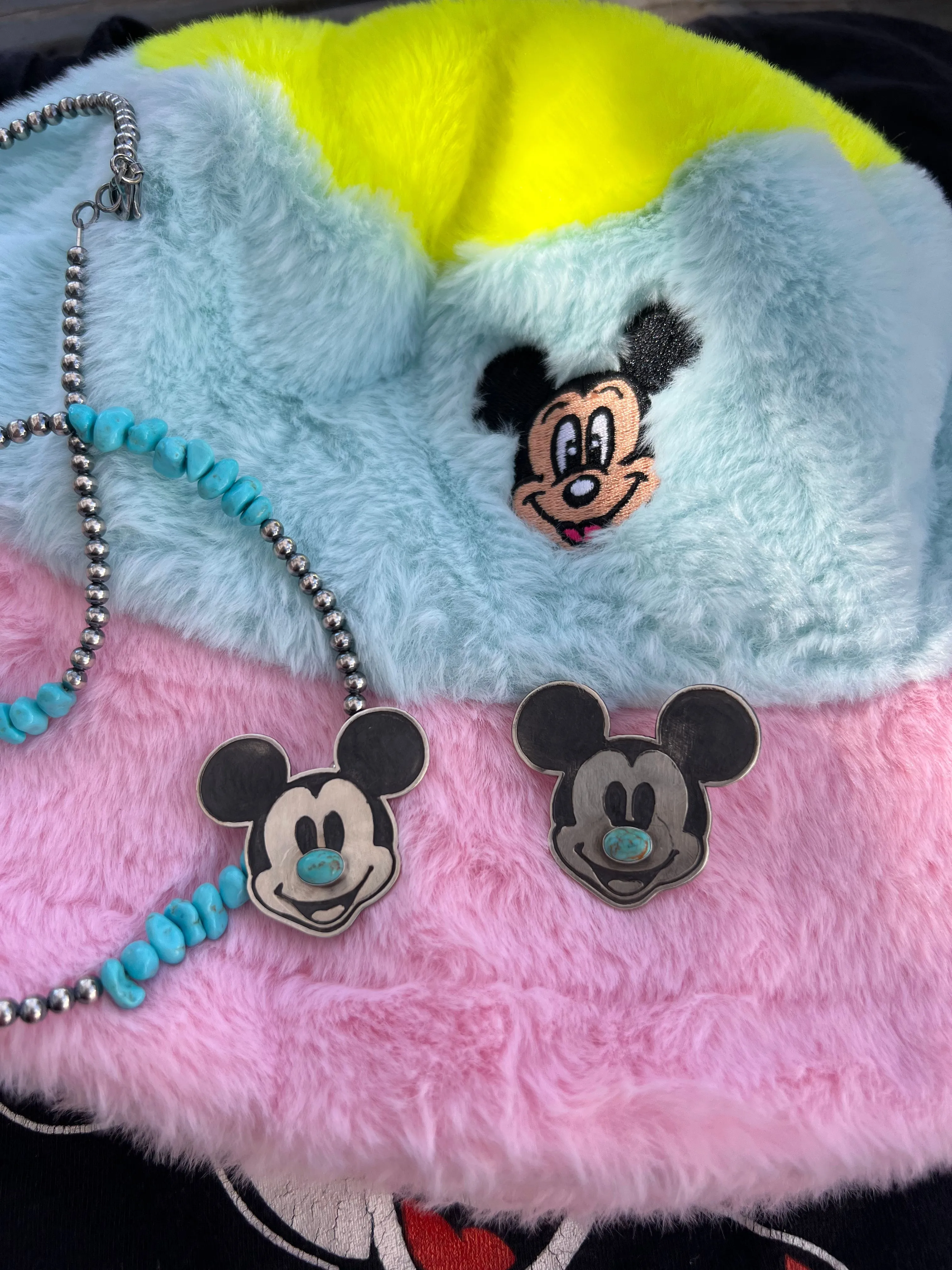 Mickey Turquoise Pin