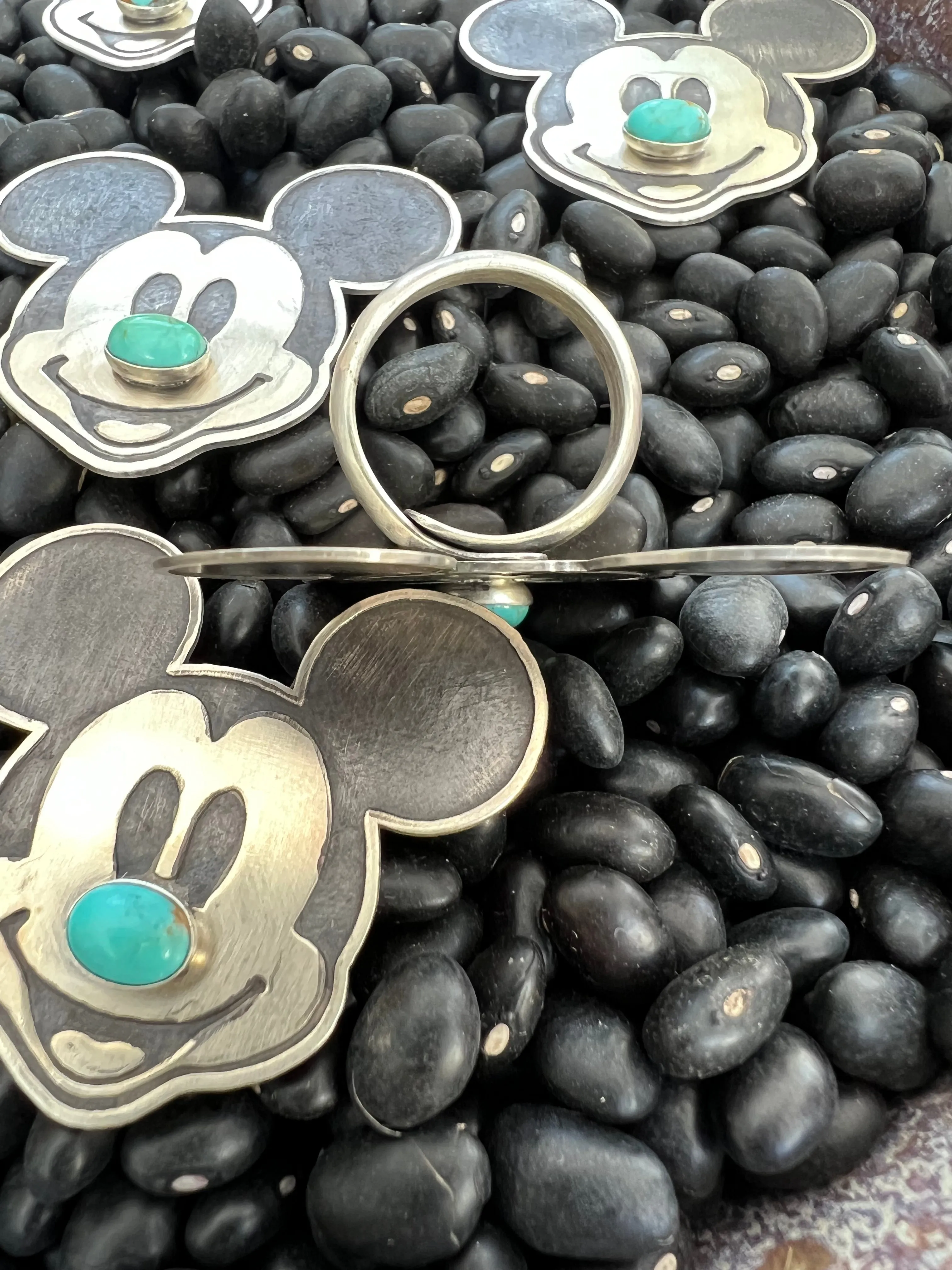 Mickey Turquoise Pin