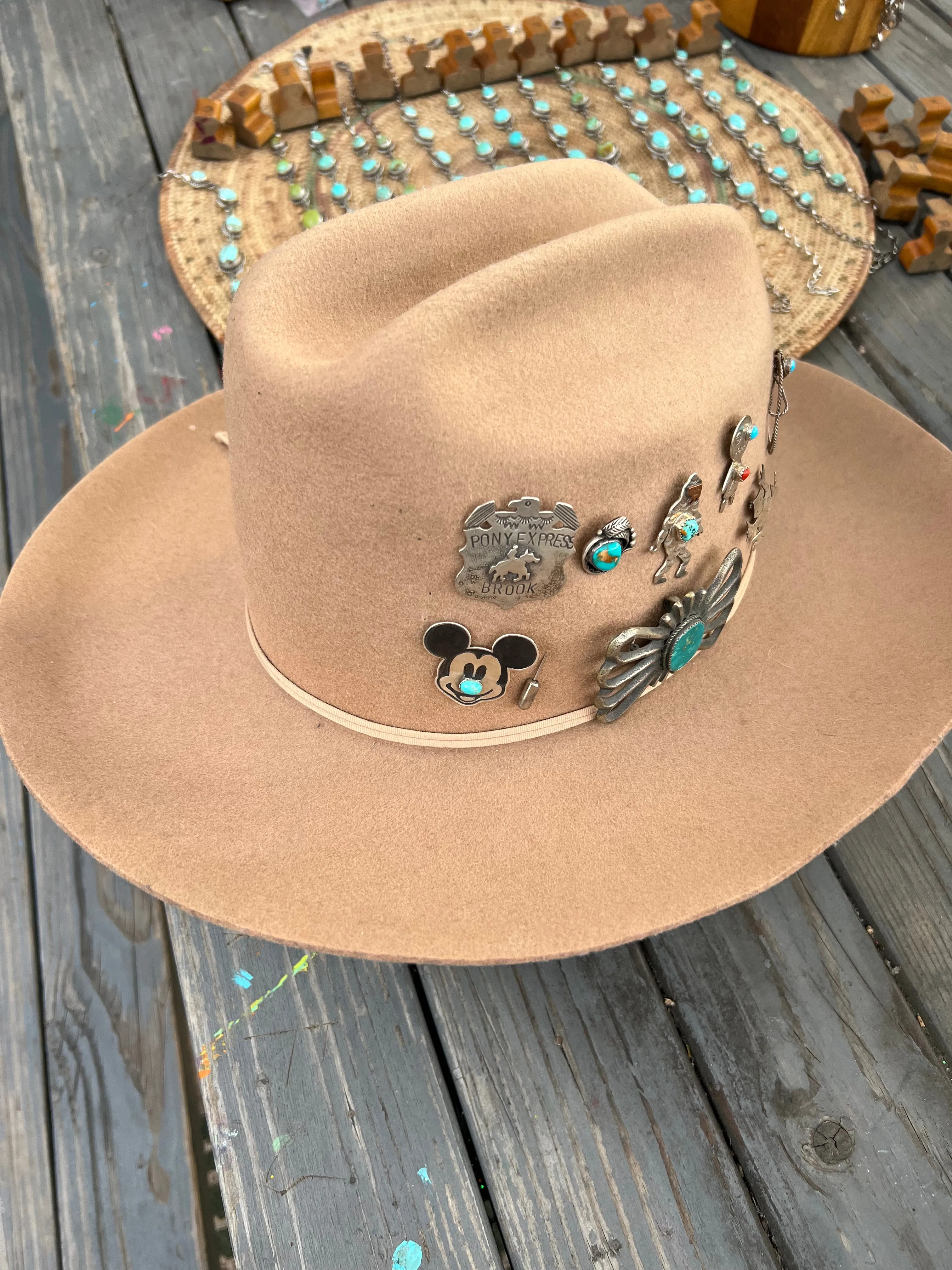 Mickey Turquoise Pin