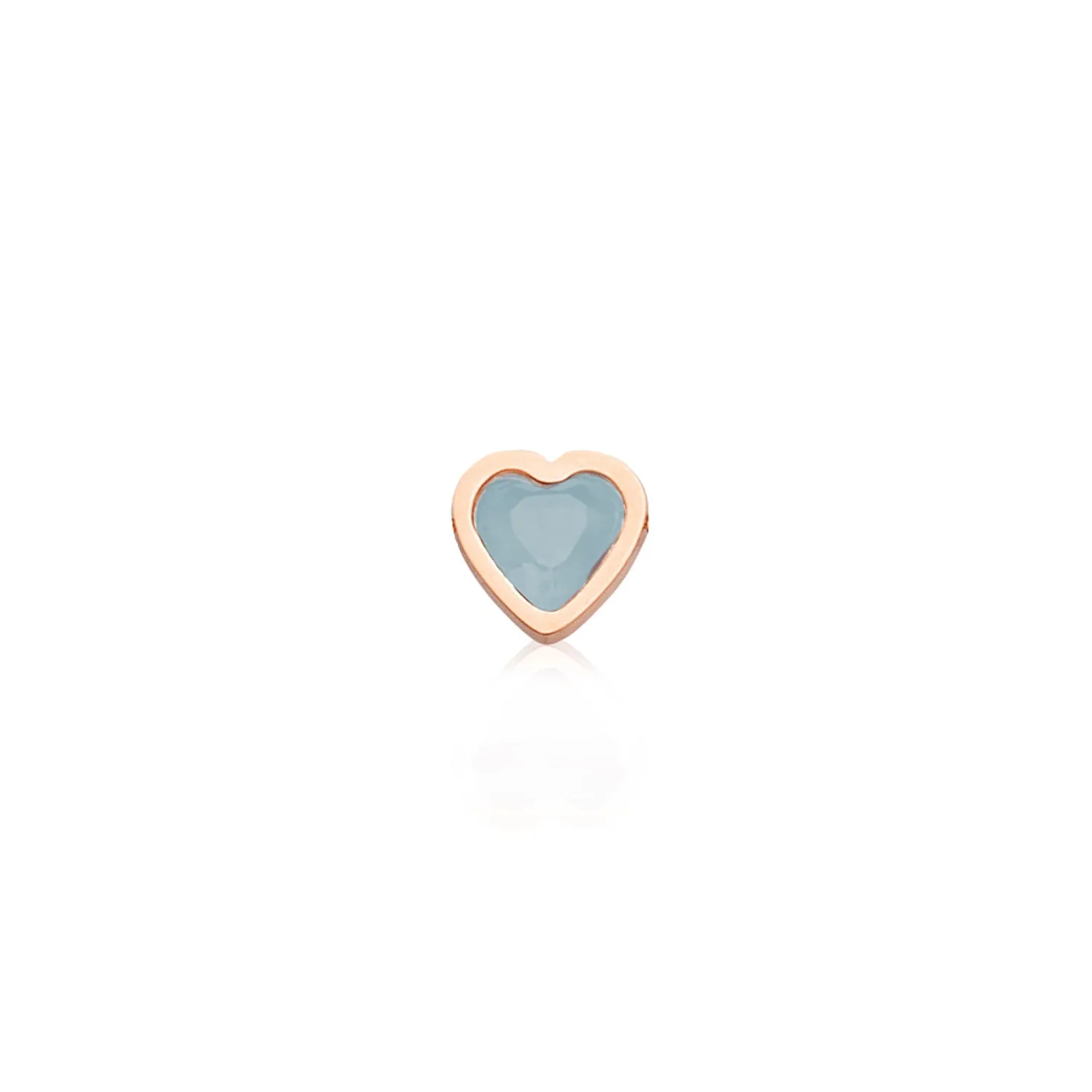 Mini Heart Birthstone Bracelet Bundle (Rose Gold)