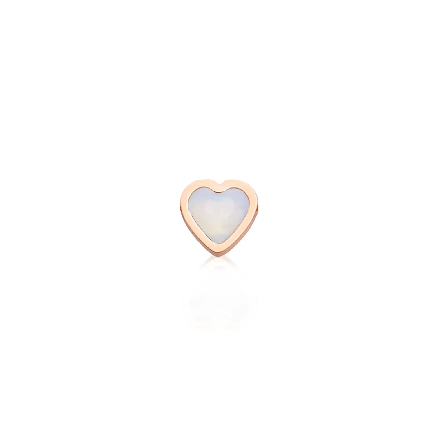Mini Heart Birthstone Bracelet Bundle (Rose Gold)
