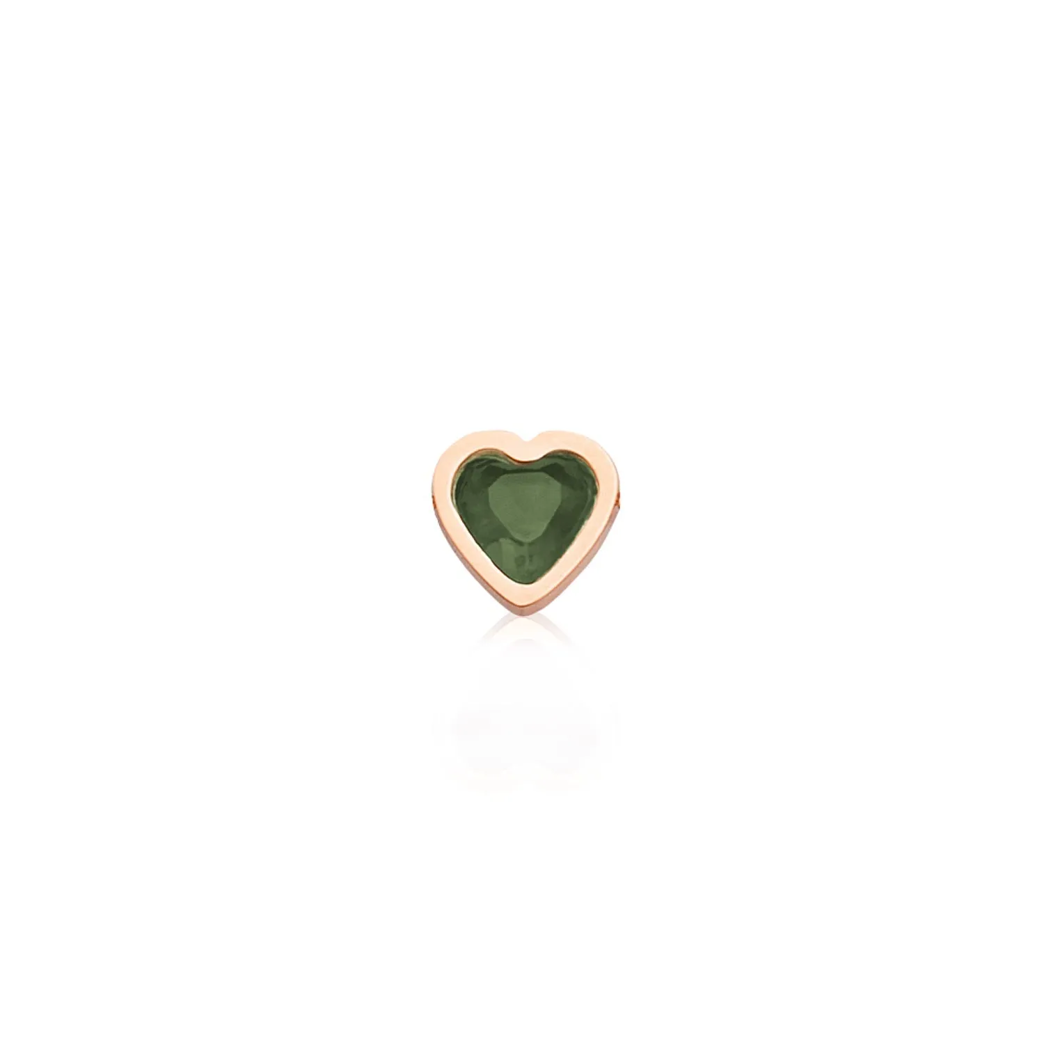 Mini Heart Birthstone Bracelet Bundle (Rose Gold)