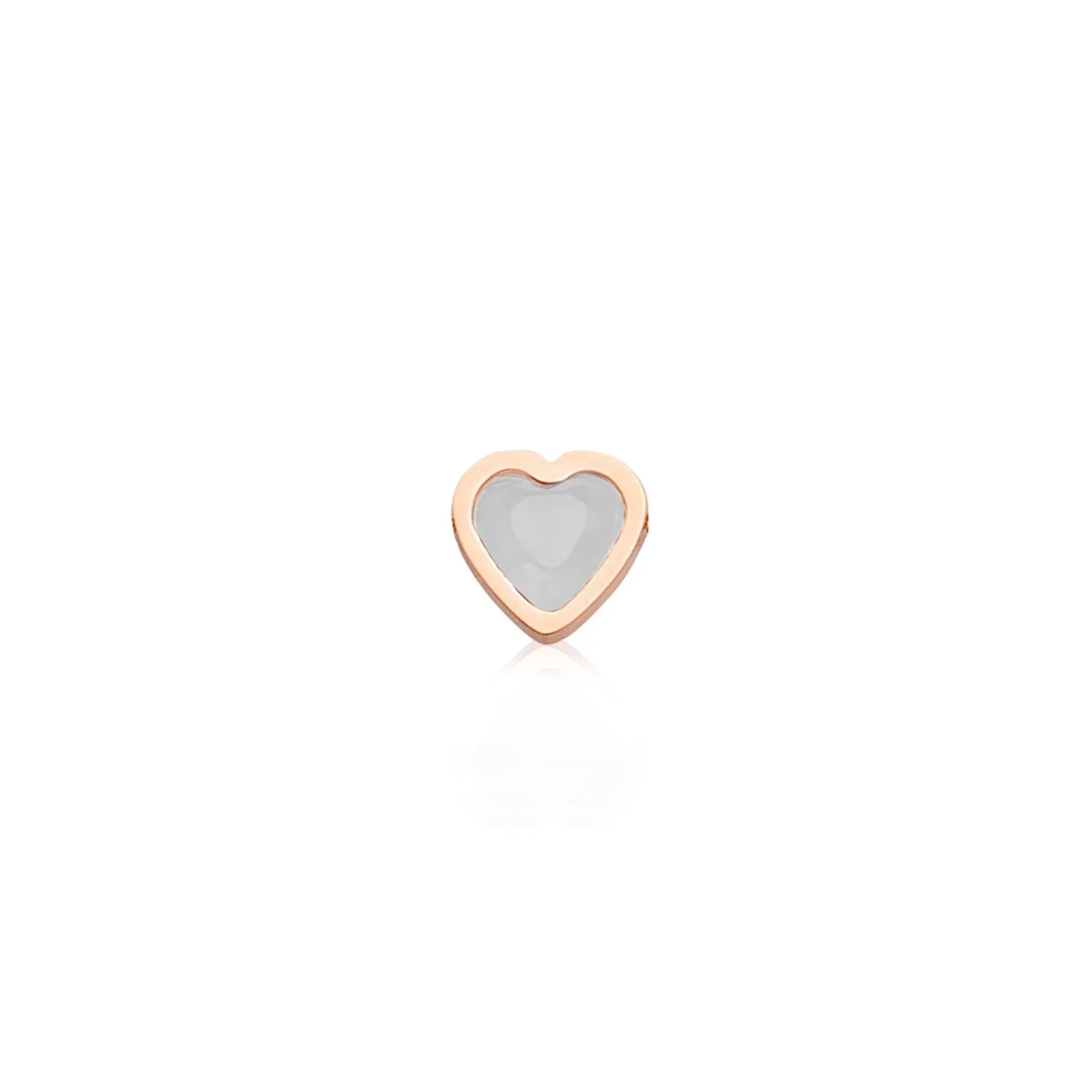 Mini Heart Birthstone Bracelet Bundle (Rose Gold)