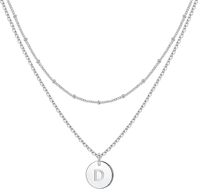 Minimal Initial Necklace | Custom Name Necklace | Dainty Letter Necklace | Mother Gifts | Bridesmaids Wedding Gift | Wife Anniversary | LN13 (K)