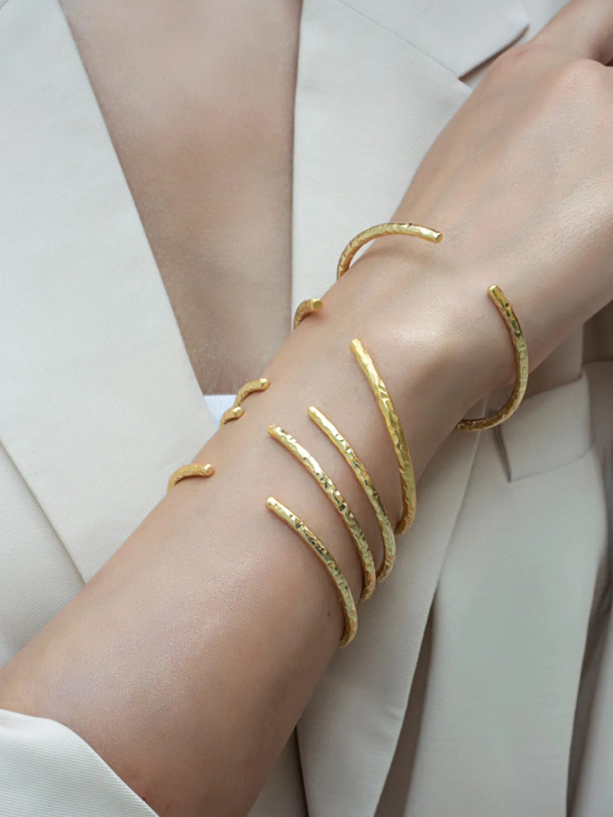 MOKUZAI Empress Bangle Gold Set Of 3