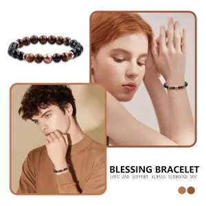 Mother's Day Gifts for Women, Men Bracelet Natural Stone Beads Gemstone Spiritural Crystals Jewelry Birthday Gift Valentines Day Gifts for Girlfriends Boyfriends