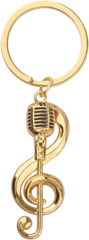 Music Lover Gifts for Women Men Music Note Keychain Gifts for Musician Singer Birthday Christmas Gifts for Women Men