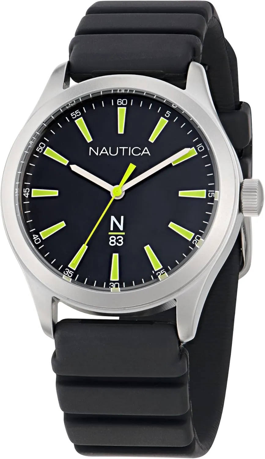 Nautica HANNAY Bay Wheat PU Fiber Strap Watch