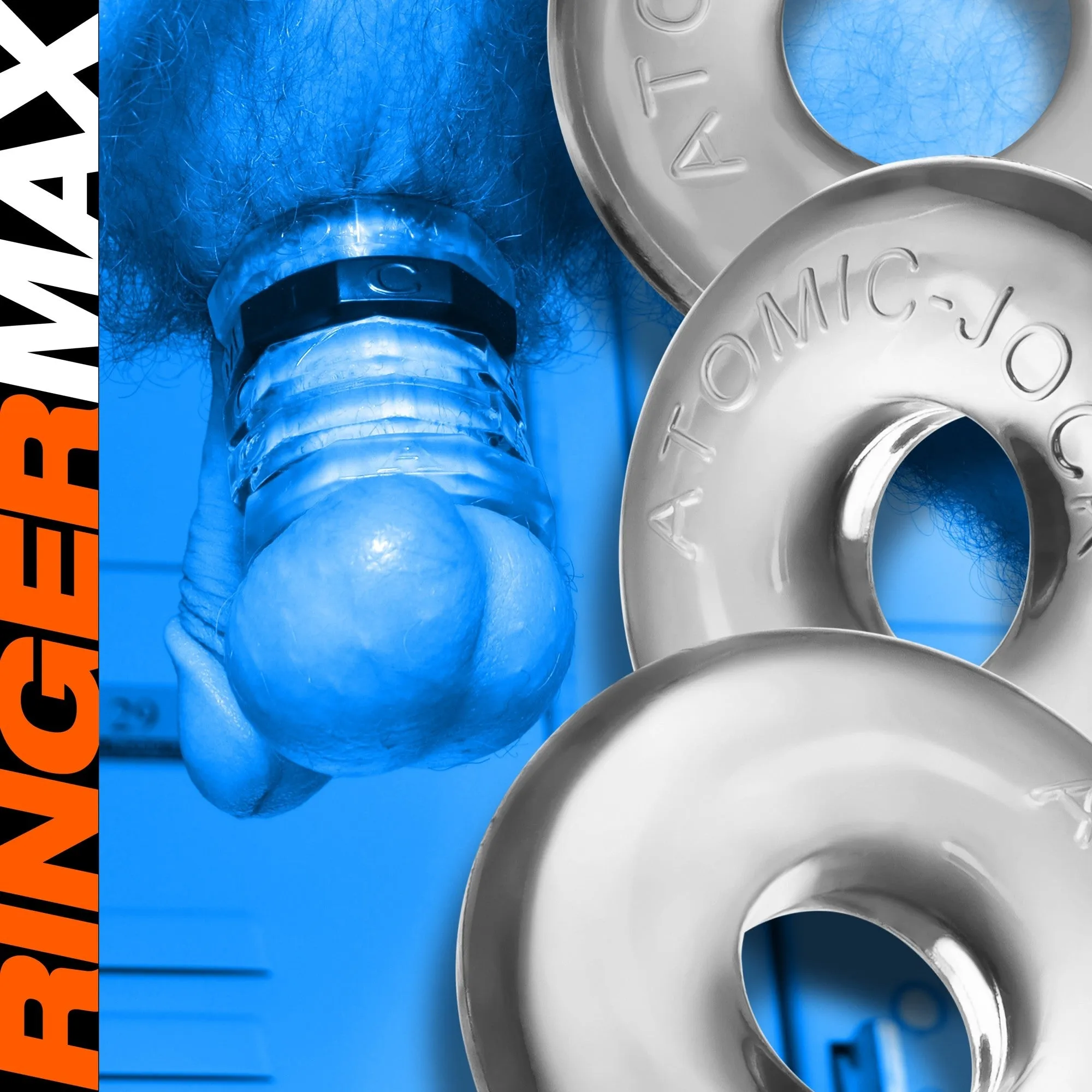 Oxballs Ringer Max Three Pack of Cock Rings - Black