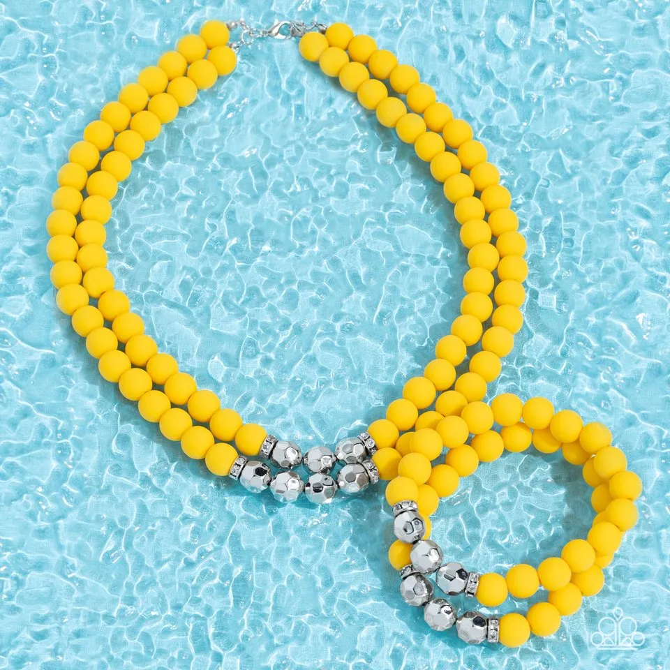 Paparazzi Bracelet ~ Dip and Dive - Yellow