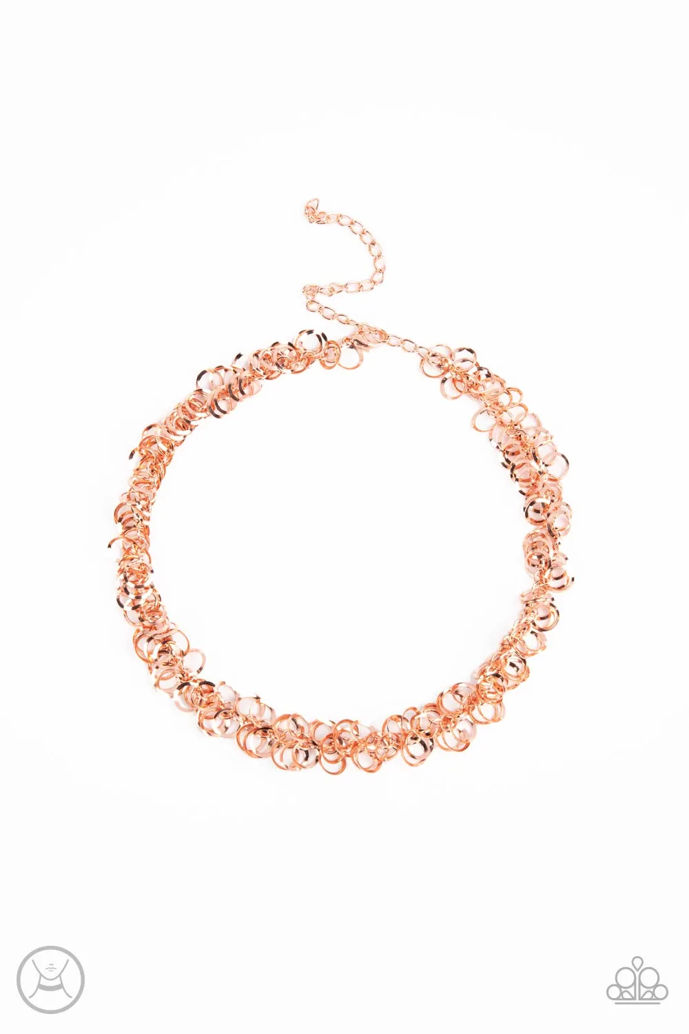 Paparazzi Cause a Commotion - Copper Choker Necklace