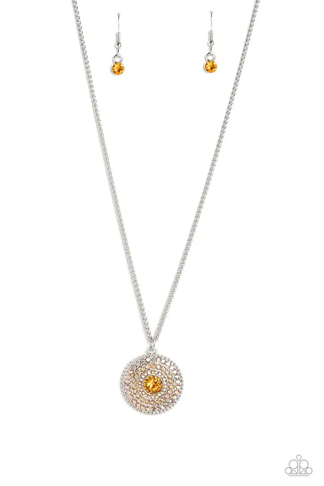 Paparazzi Necklace ~ Mandala Masterpiece - Orange